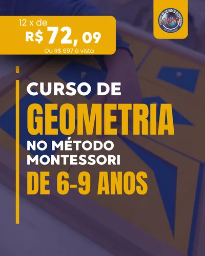 Curso de Geometria Montessori de 6-9 anos